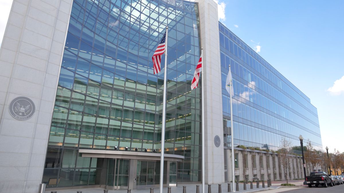 Securities and Exchange Commission, SEC, Building in Washington DC